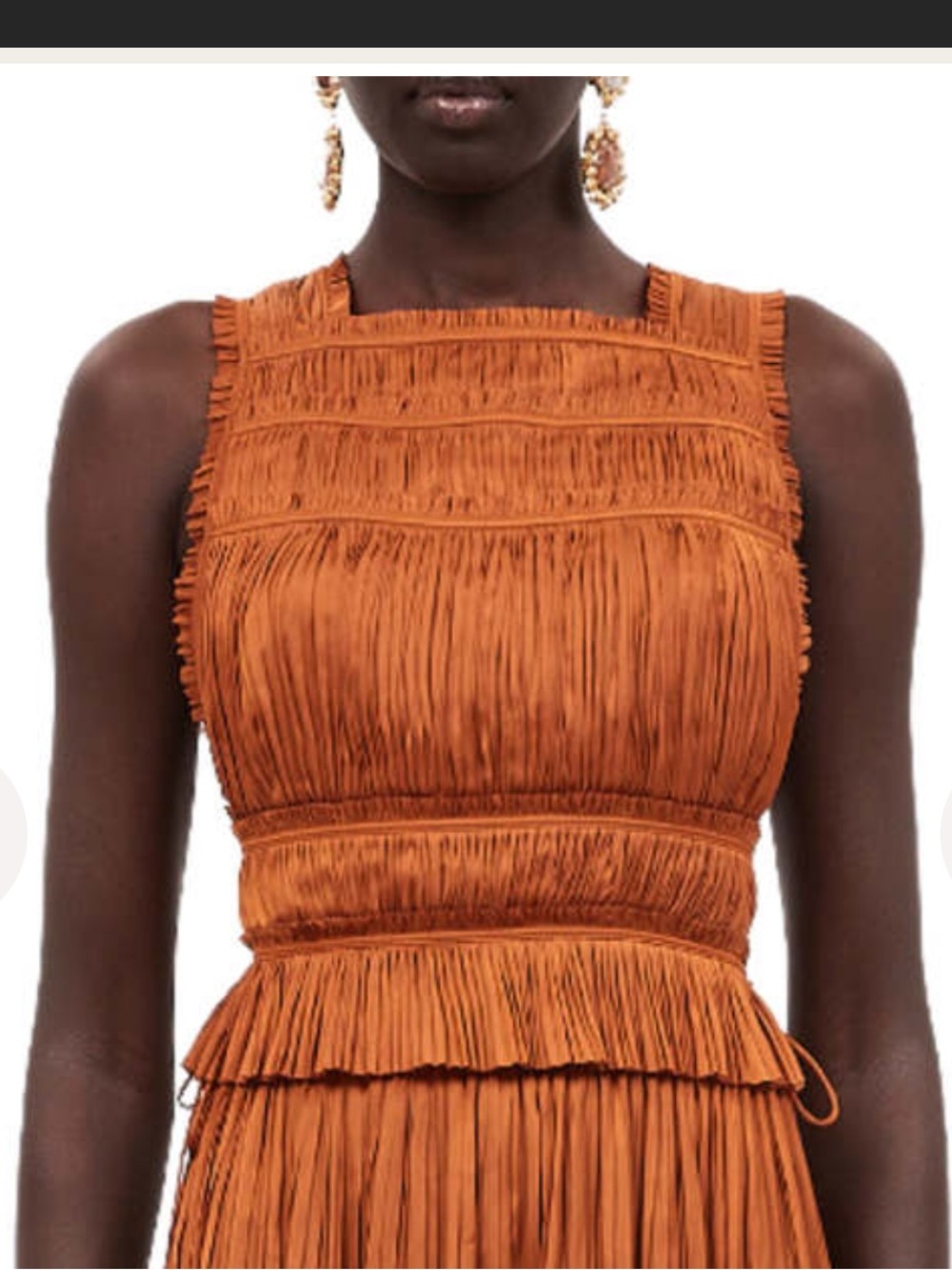 NWT Ulla Johnson Ziva Top in Amber size 6